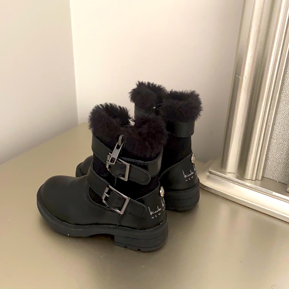 Black baby warm boots
